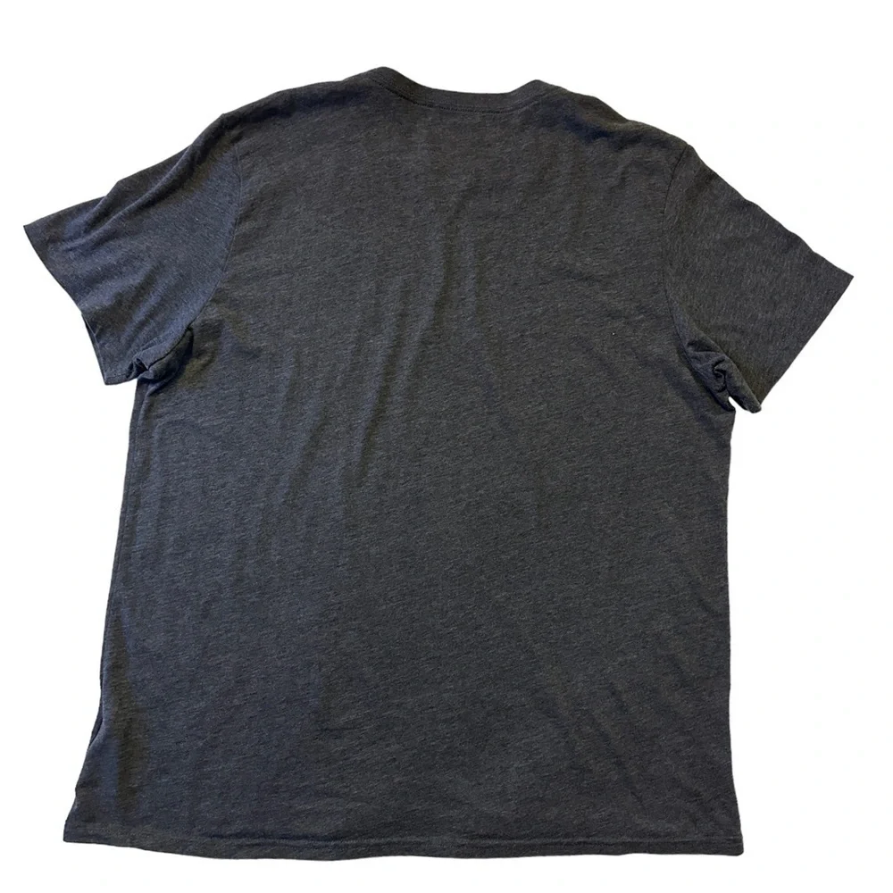 The North Face Big Logo Crewneck Tee Gray White XL